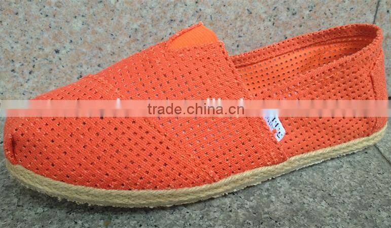 Factory, Lovers Jute sole Blank Canvas Shoes Plain White flat casual shoes