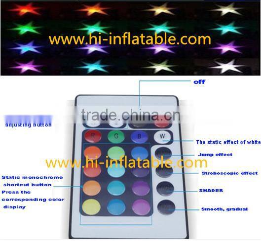 alive outdoor event decorations inflatable star with LED illuminated star