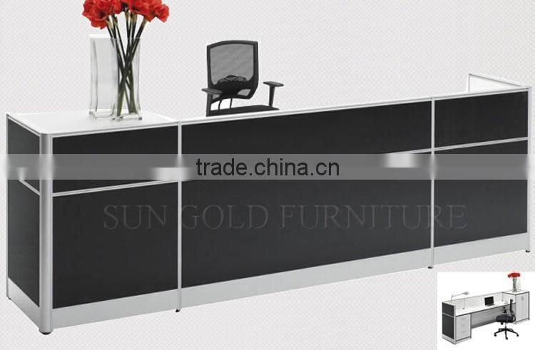 Office front counter design reception desk for retail store (SZ-RTB032)