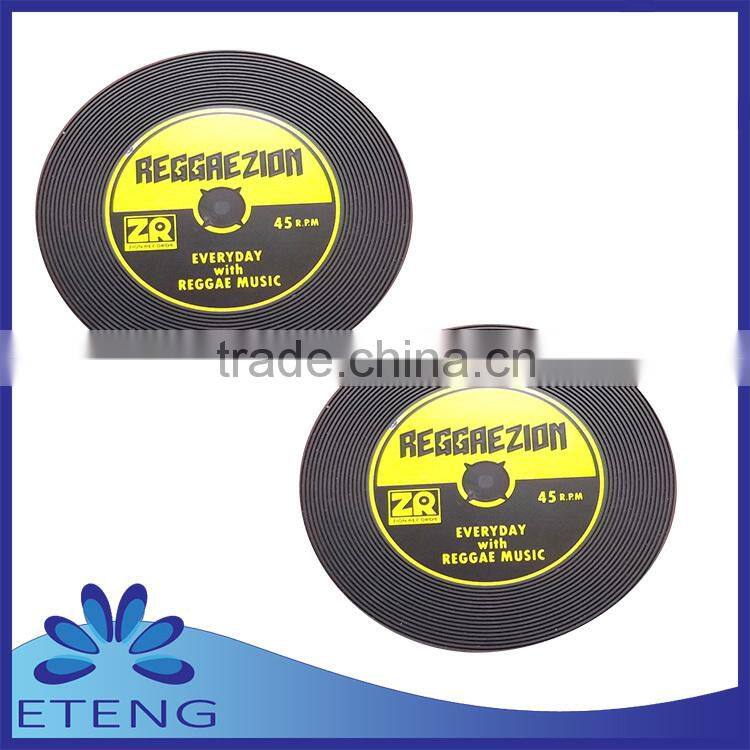 High Quality custom PVC rubber drink coasters For promotion item