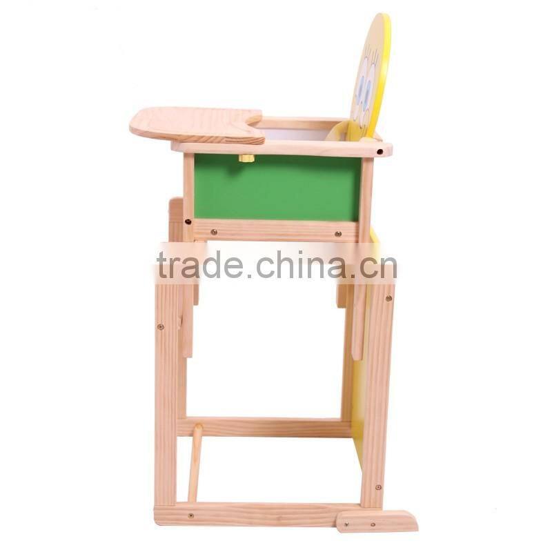 2015 New design Safe and health baby chair for restaurant and can be table sets