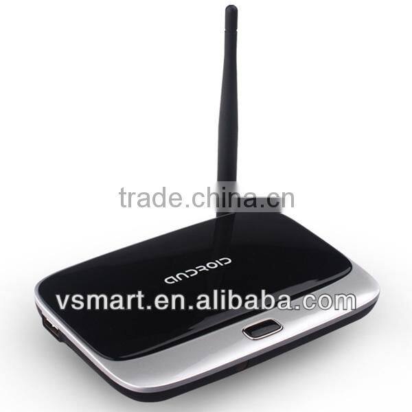 RK3188 quad core media player hd RK3188 smart tv box build-in web camera and bluetooth from China