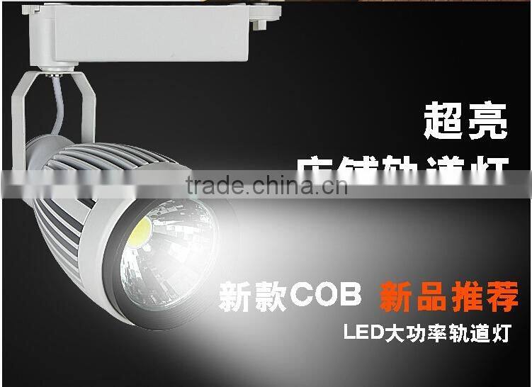 Factory Sales 10w 20W 30W COB LED Track Light The Clothing Store LED Spotlights LED Rail Light