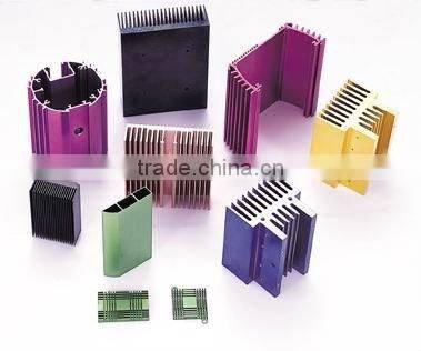 Anodized Gold Aluminium Profile For Windows and Doors