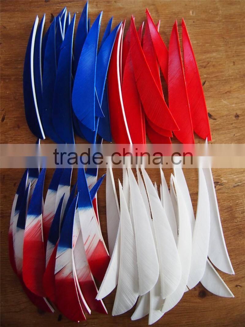 Arrow Feather And Feather Gateway With Three Color For Archery Arrow