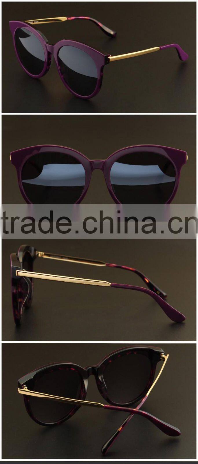 China best-selling acetate and metal polarized sunglasses