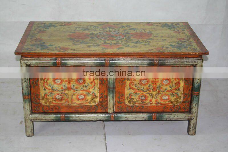 Chinese Antique Handmade Tibetan Coffee Table