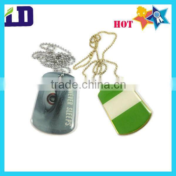 personalized bulk dog tag with bead chain