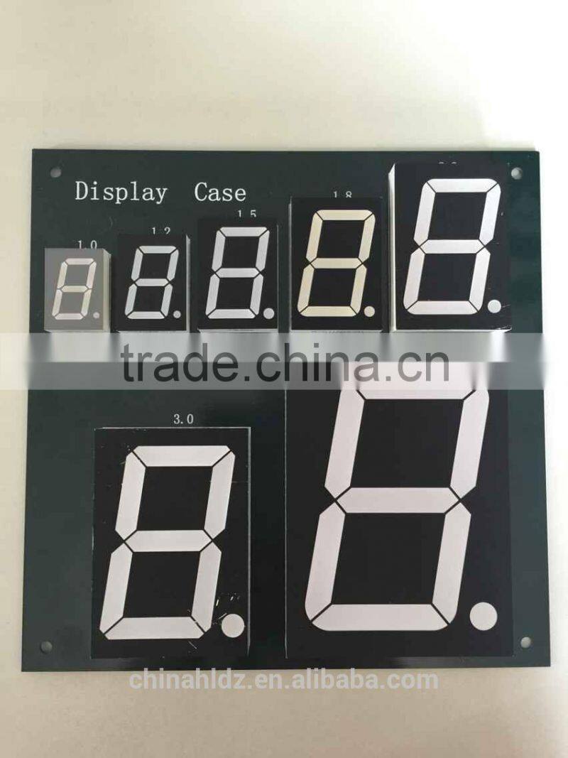 0.8" 1 digit red color led number display for table tablet stands