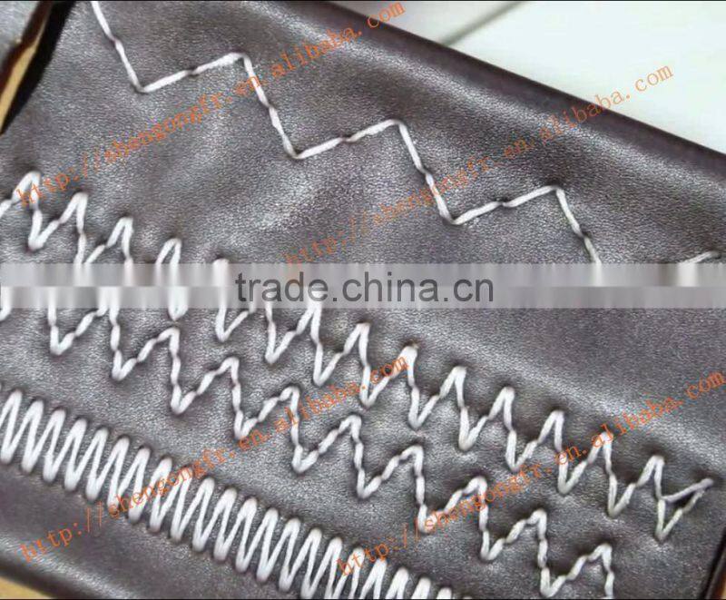 GA204-104 walking foot industrial zig zag sewing machine for leather