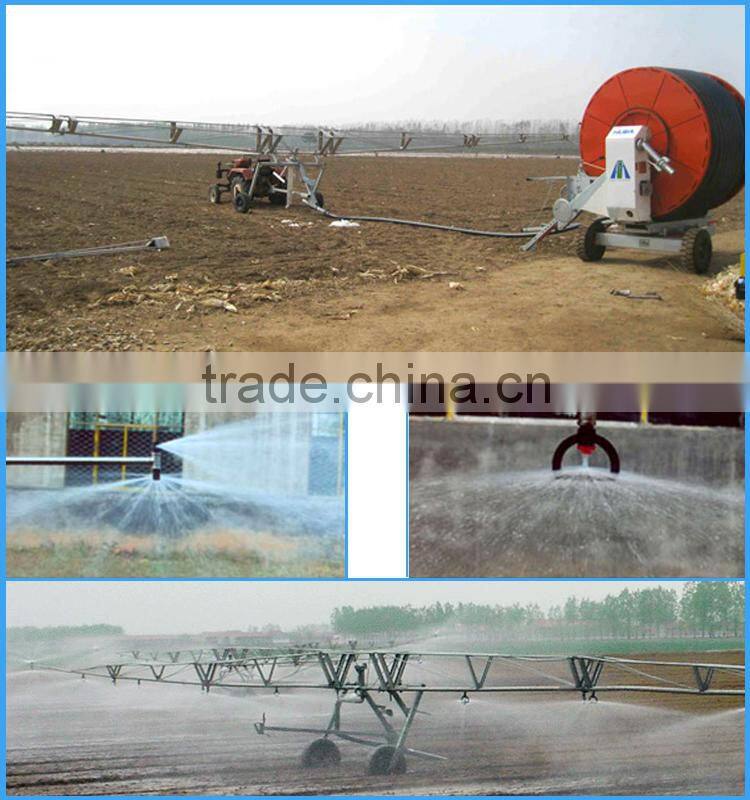 Farm Hose Reel Irrigation System with Boom for watering land