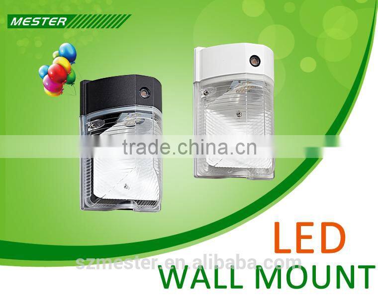 Outdoor DLC LM79 led modern wall lighting fixture 120v /277v photocell