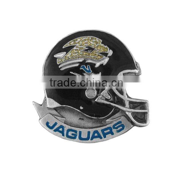 United States Air Force Matel Fridge Magnet With Blue Enamel Color Filled Seal and Gold Enamel Color Filled Accent Wings