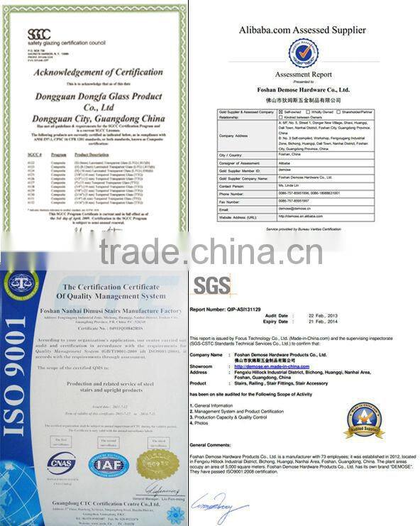 metal column round stairs