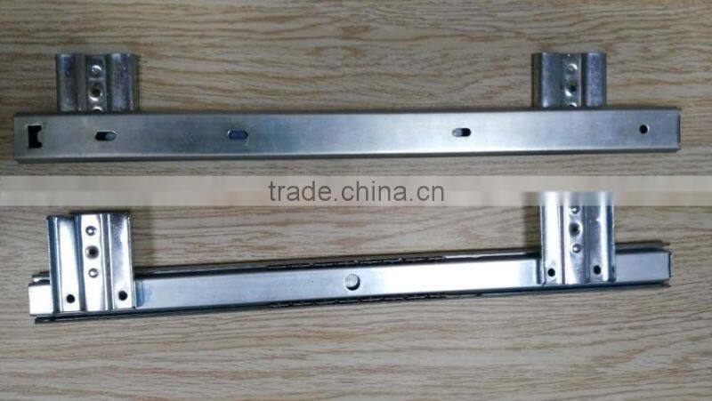 Economical and durable 2 balls smooth drawer guide slide for computer keyboard drawer slide