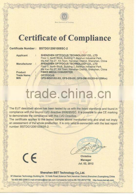 1.25Gbps 3km Single Fiber BIDI SFP Transceiver