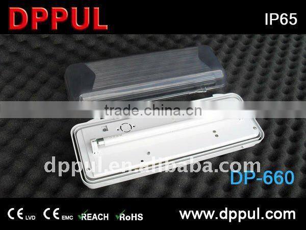 2016 Newest Emergency bulkhead lamp DP660S IP65 Bulkhead 2x8w fluorescent Emergency Light