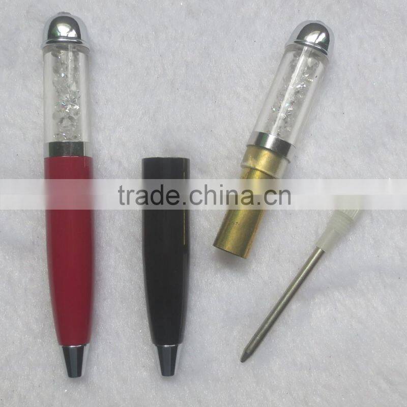 Promotional Glitter Diamond Crystal Ball Pen With Custom Logo For Wholesale Crystal Gift