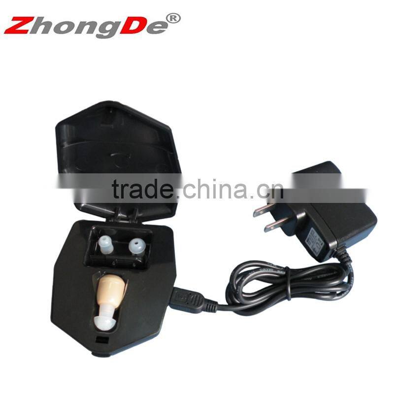 ITC micro mini rechargeable hearing aid