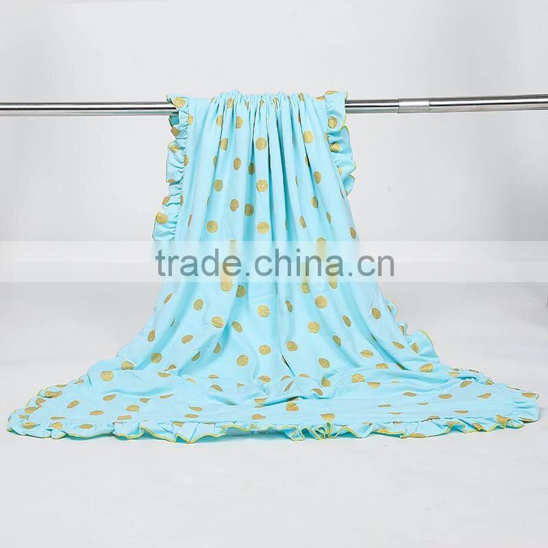 2016 Wholesales Polk A Dot blankets New Style Breathable Blankets Baby Blankets