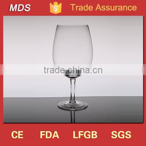 Glassware supply purple inflatable wine glass with clear stem