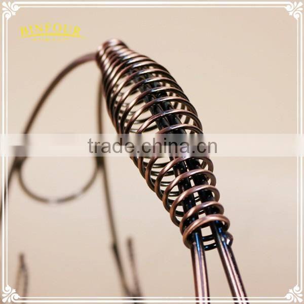 Iron wine rack fashion creative metal mediterranean-style ornaments