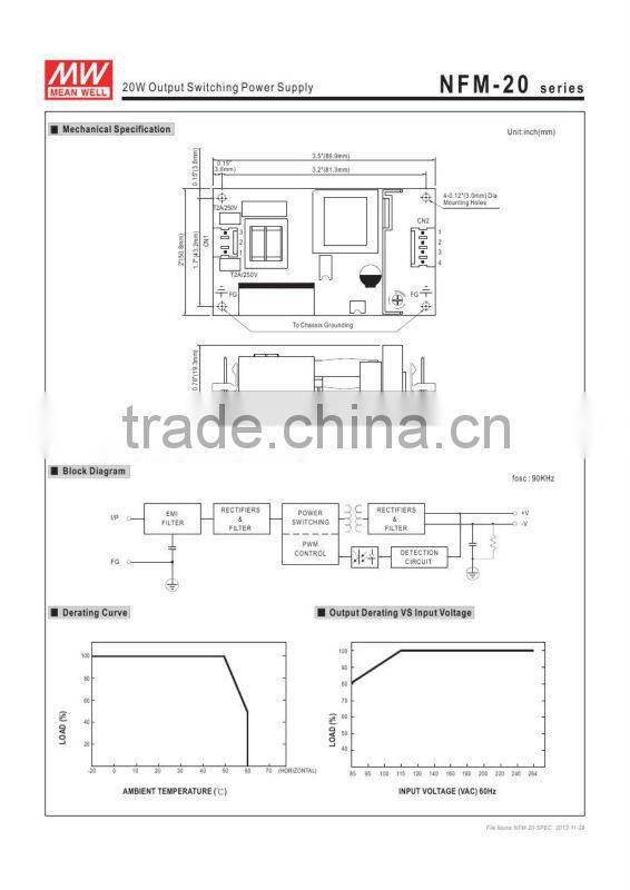 meanwell switch power supply