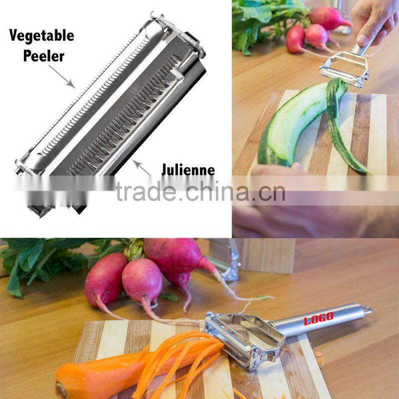 stainless steel vegetable peeler vegetable slicer julienne peeler