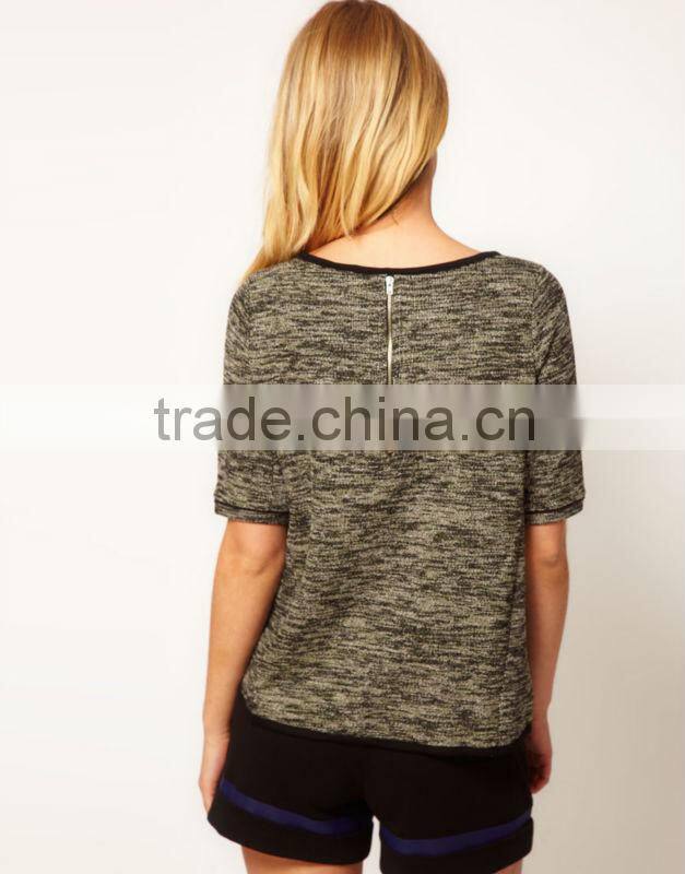 Factory Price Women's Sweatshirts Without Hood Wholesale Fashionable New style Crewneck Sweatshirt