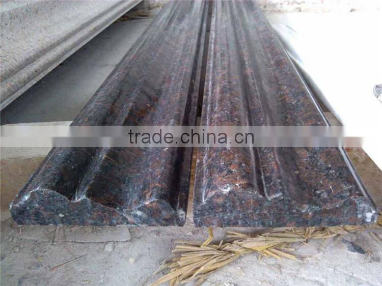 polished beige marble mouldings for windows and doors