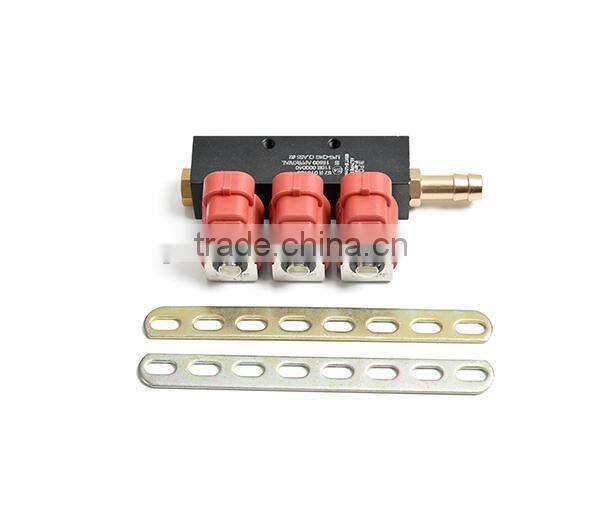 Good quality 3cyl lpg cng injector rail