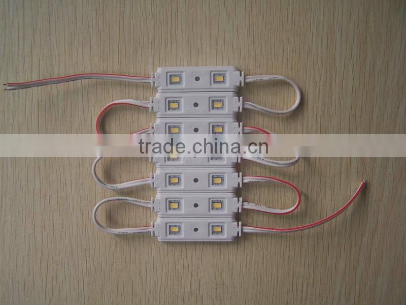 Energy saving SMD5630 LED module 3LED/pc with lens,good price samsung 5630 led module/ red tupe
