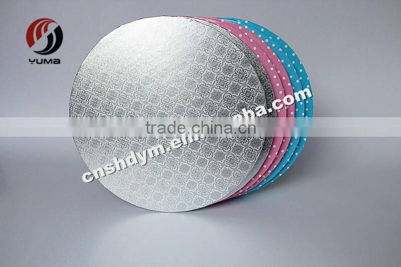 disposable round paper cardboard wholesale cake drums