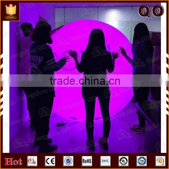 China supplier different size outdoor advertising helium light balloon with color changing