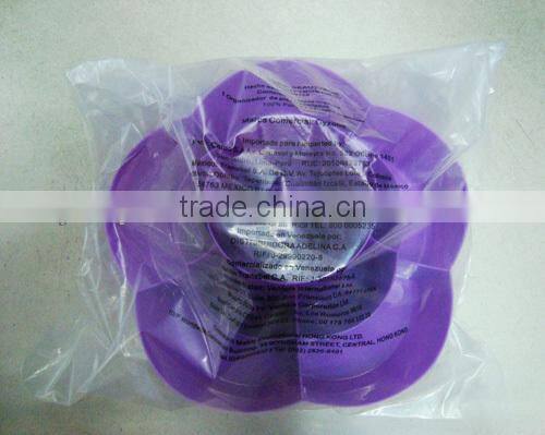 Flower shaped plastic makeup organizer for cosmetic tools collecting