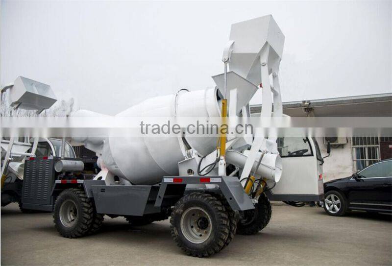concrete truck mixer self loading 4CBM for export