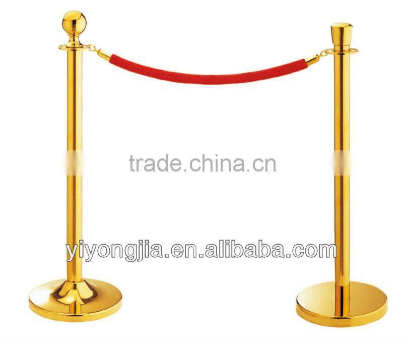 Retractable Barrier/ stanchion/railing in publc and hotel