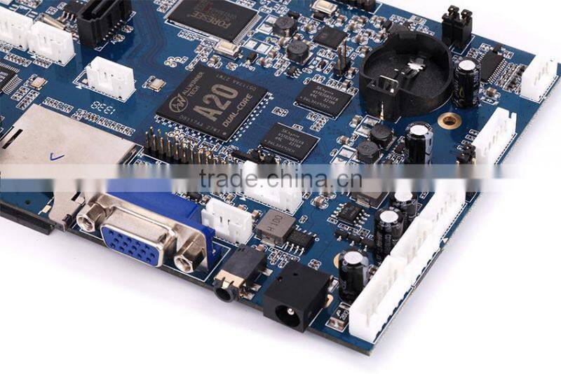 China supplier SMDT multimedia 3 G wifi GPS advertising AIO industrial motherboard for digital signage queuing machine