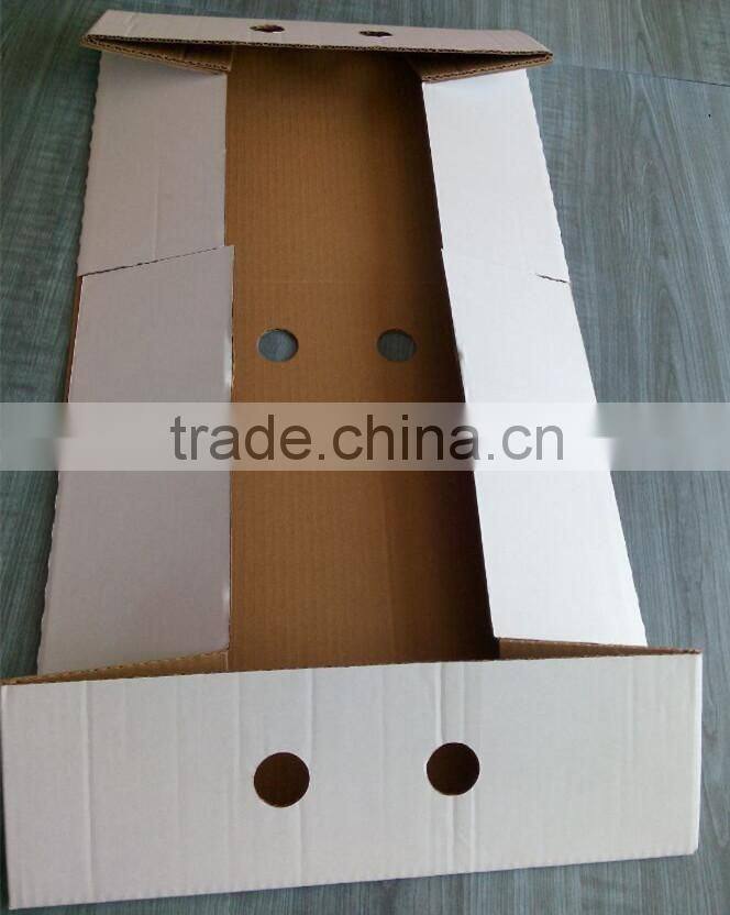 High quality corrugated Kraft box for packing meat box
