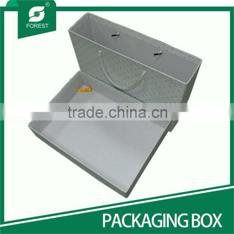 LUXURY CUSTOM PAPER PACKAGING BAG FOR SHOES WITH LOGOS