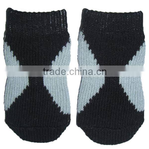 Adorable dog knitting socks / scratch prevention pet sock anti-slip stocking