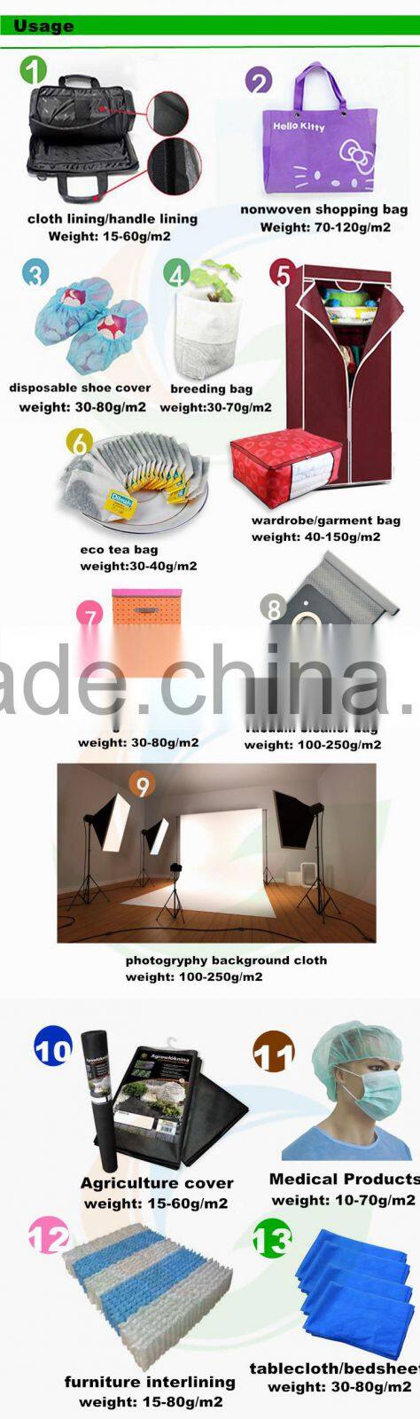 Non Woven Disposable Surgical Bed Sheet with 100% Polypropylene PP Material