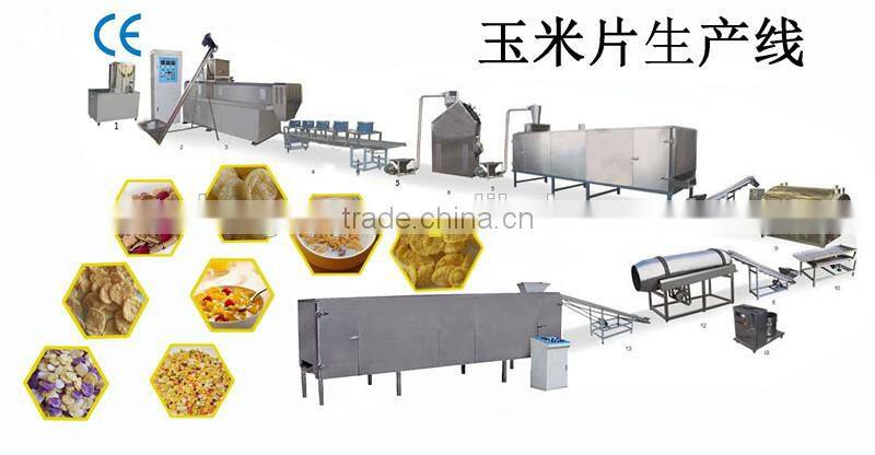 Newest Corn Flakes Snack Food Production Line