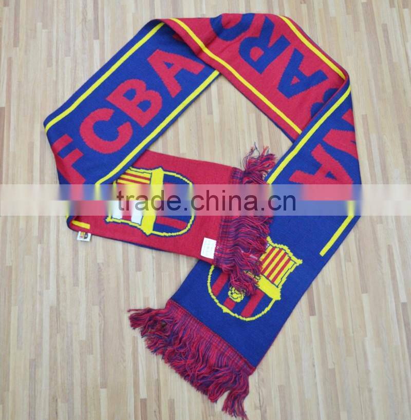 Customize football club design football fan scarf soccer sports,sports scarf football team scarf