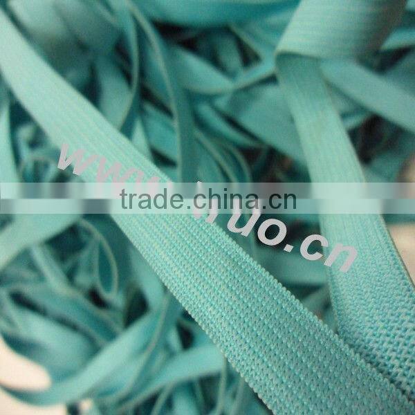Knitted polyester shoes elastic band