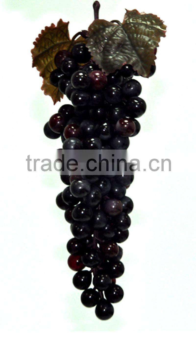 136PCS PVC PURPLE GRAPE BUNCH, GARDEN DECORATION GRAPE BUNCH