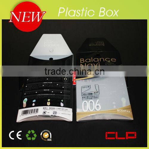 Hot sale transparent plastic packing box for comestic