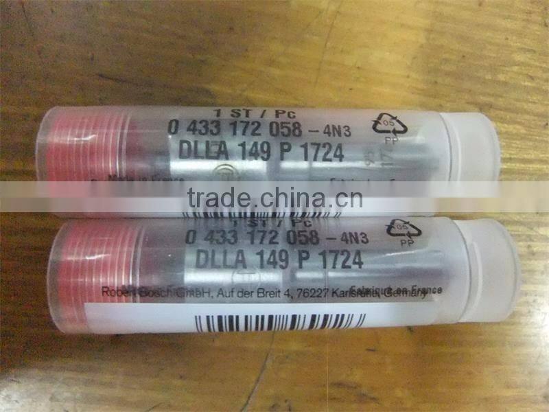 Hot sale common rail nozzle DLLA149P1724 suit to Boschs injector 0 445 120 130