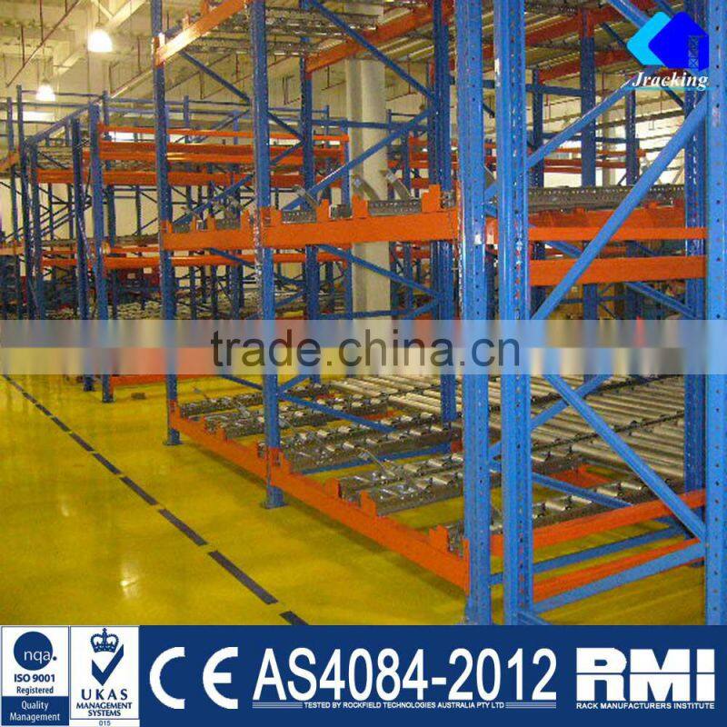 China Manufacturer Jracking Metal Warehouse Gravity Racking System For Sale