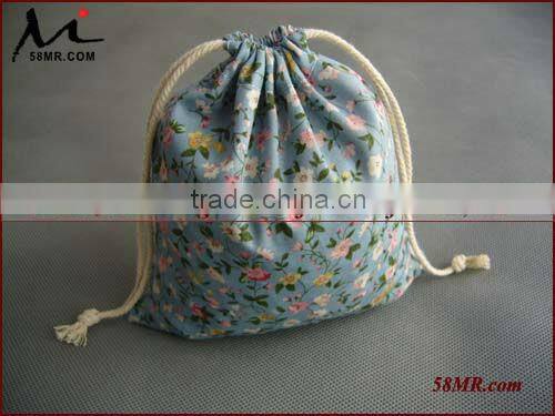 Wholesale Cotton Fabric Drawstring Bag,Small Drawstring Bags